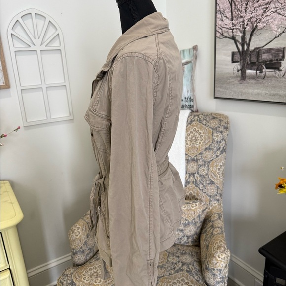 Sonoma Tan Utility Jacket with Drawstring Waist - Picture 4 of 6